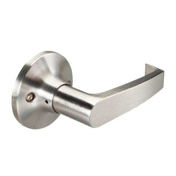 Yale Half Dummy Lock with Edisto Lever Satin Nickel Finish EDD15R